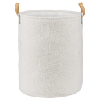 White Hamper with Boucle