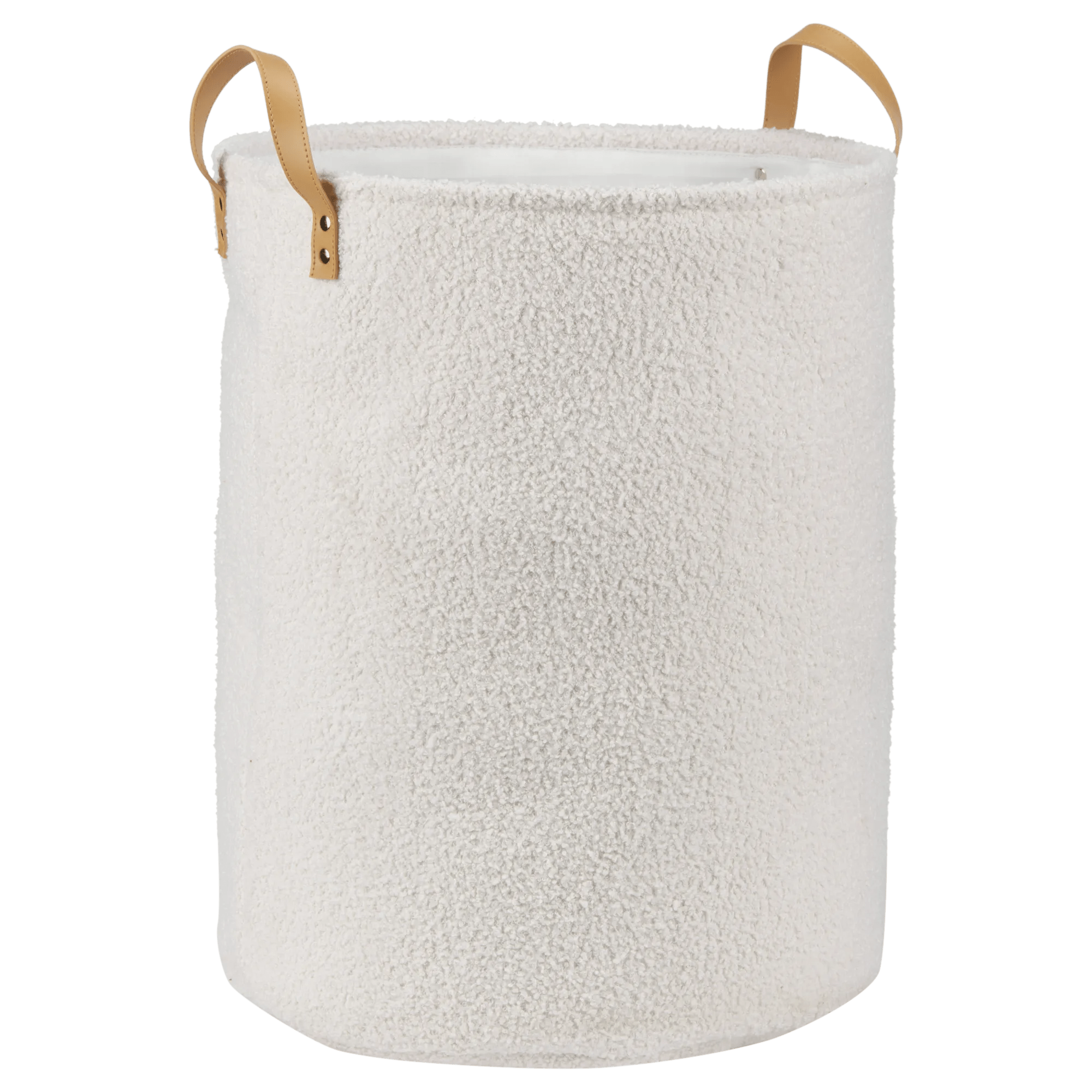 White Hamper with Boucle