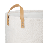 White Hamper with Boucle