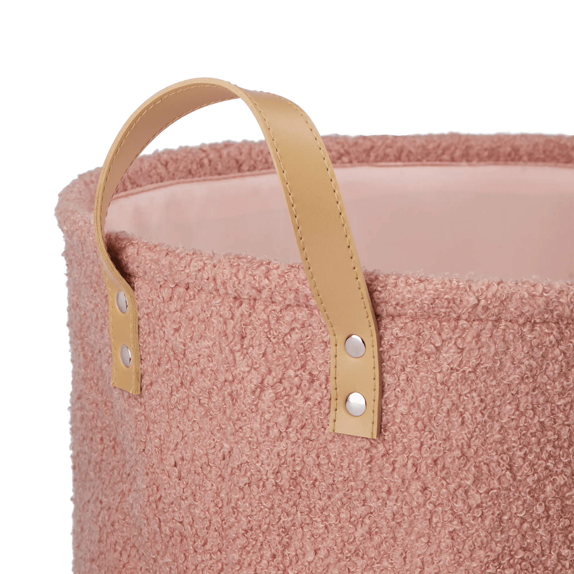 Pink Hamper with Boucle