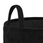 Black Corduroy Hamper