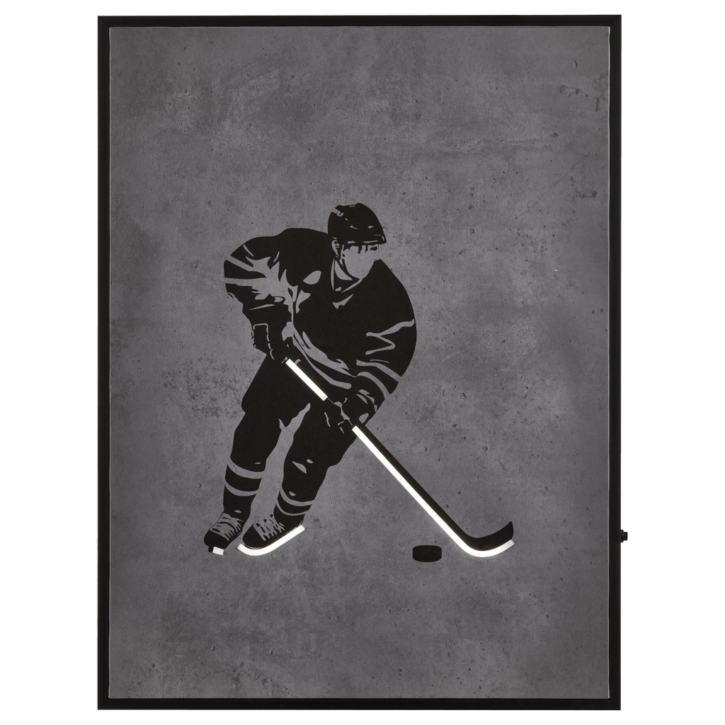 Hockey Player LED Wall art