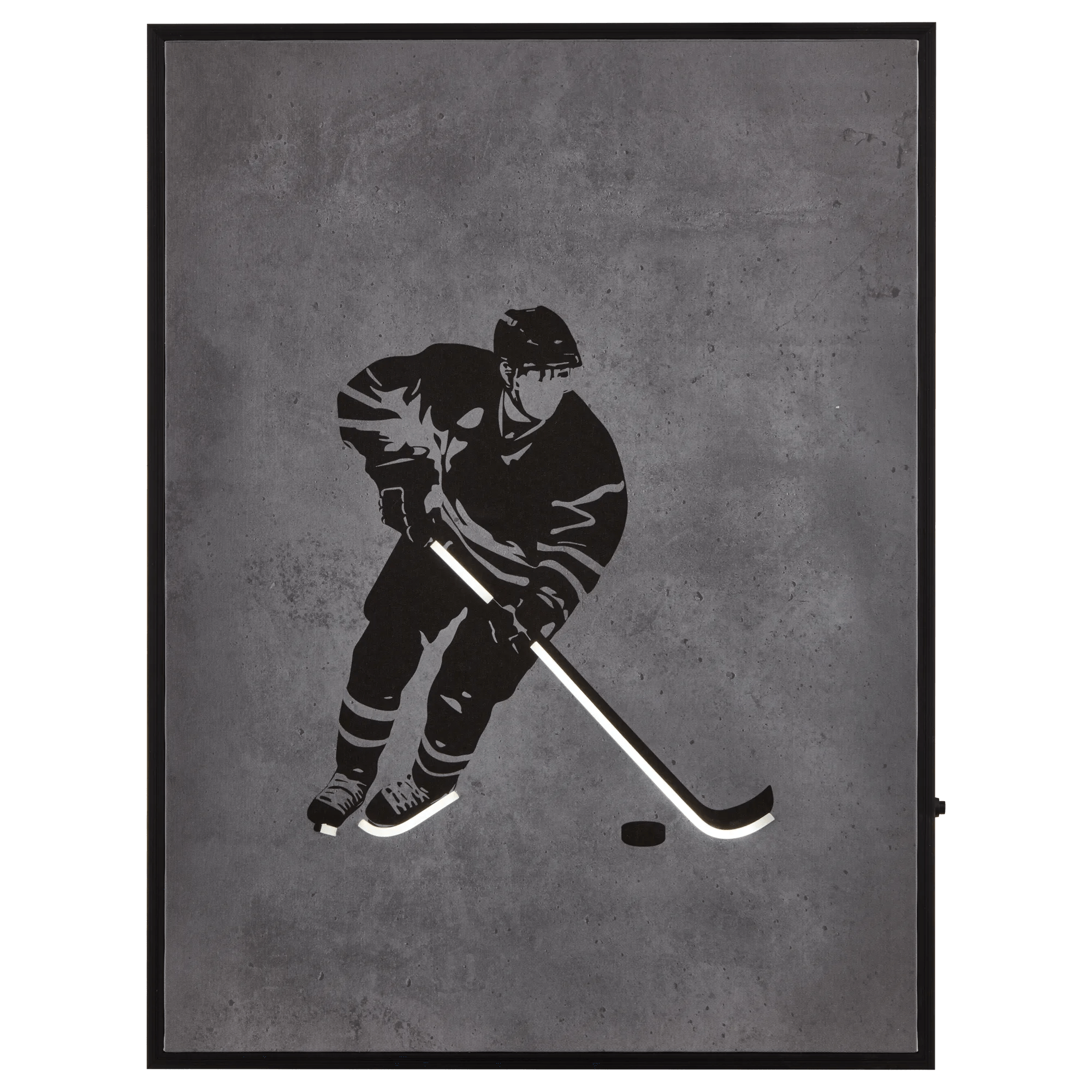 Hockey Player LED Wall art