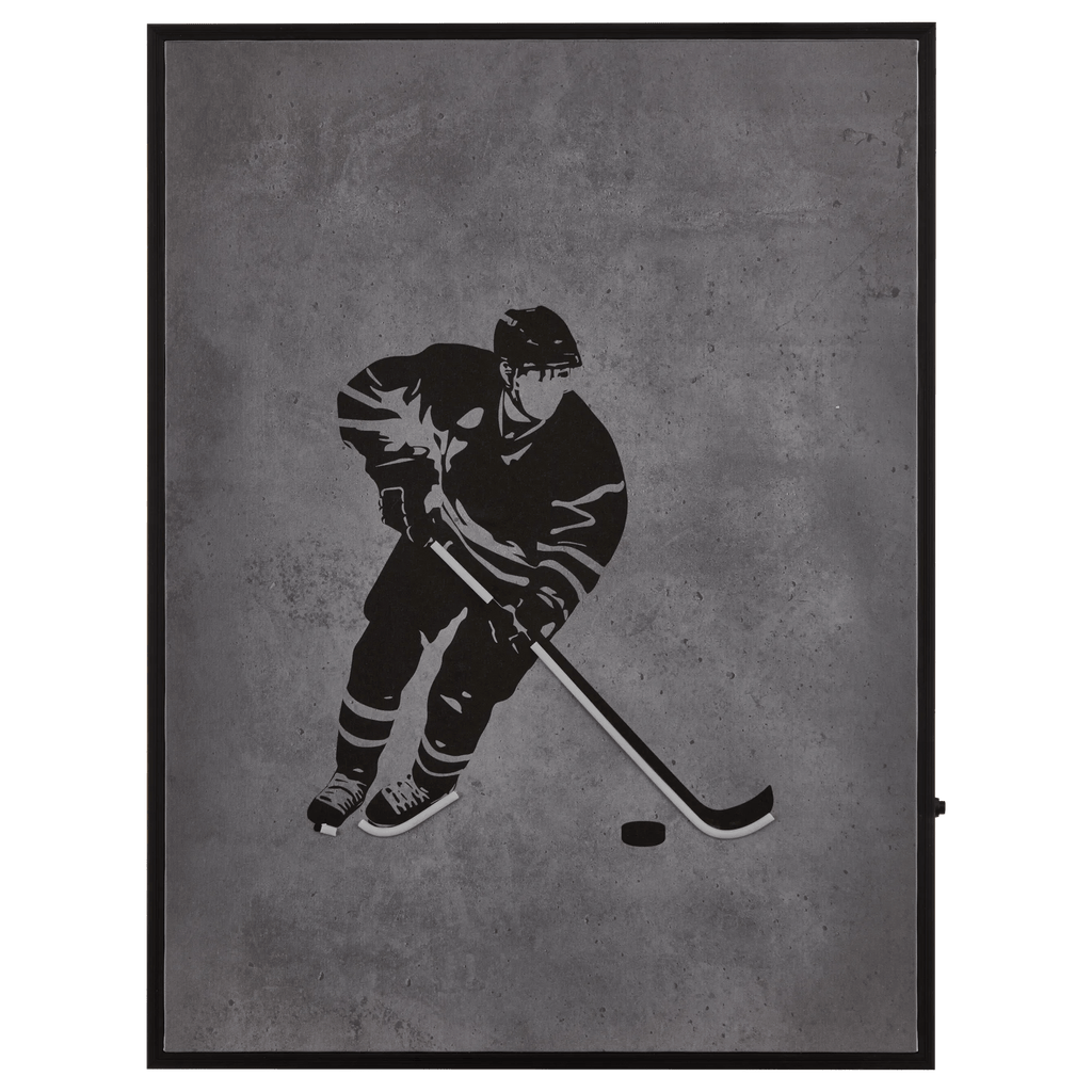 Hockey Player LED Wall art