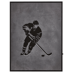 Hockey Player LED Wall art