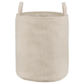 Beige Corduroy Hamper