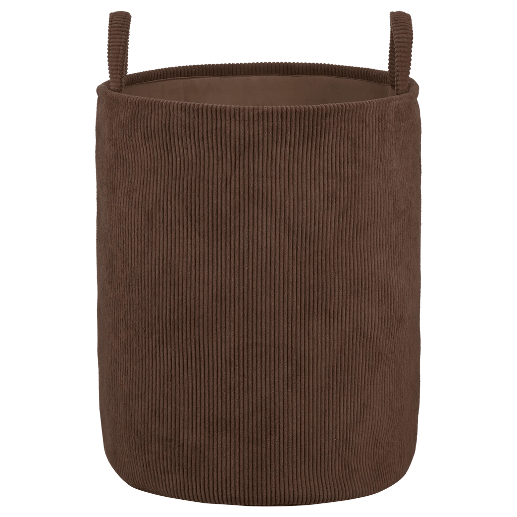 Brown Corduroy Hamper