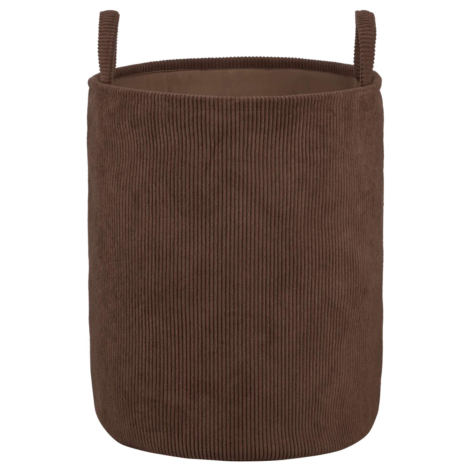 Brown Corduroy Hamper