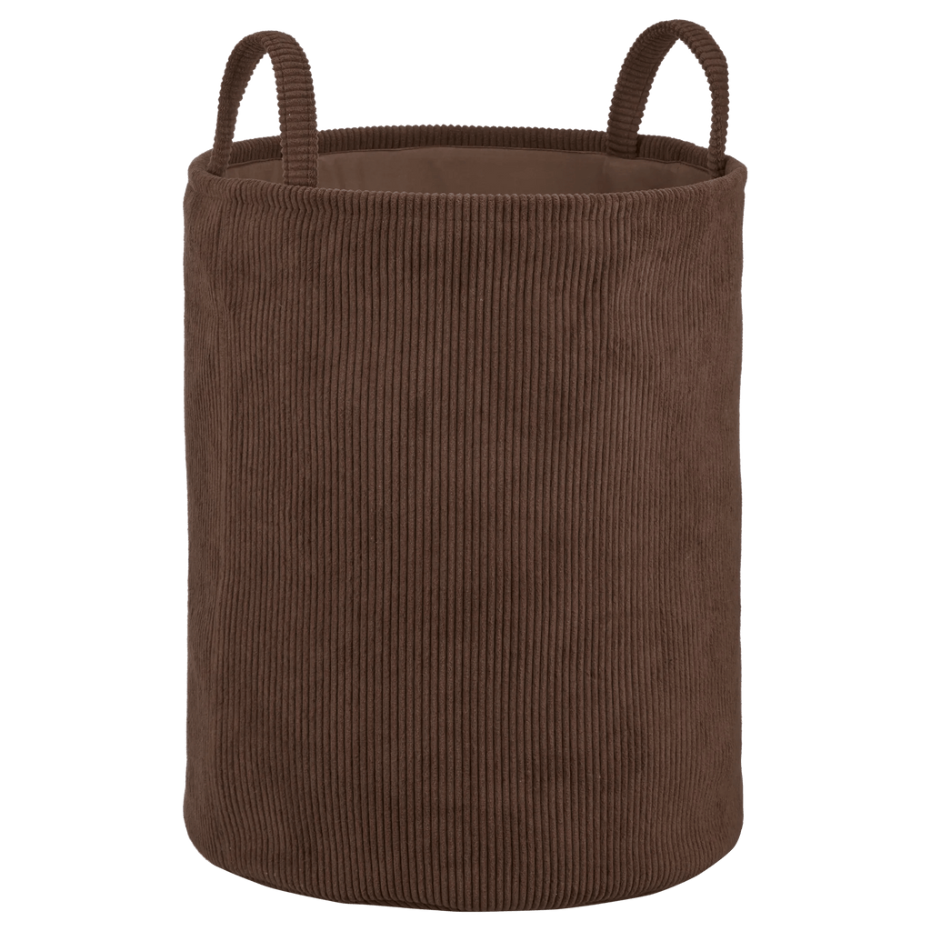 Brown Corduroy Hamper