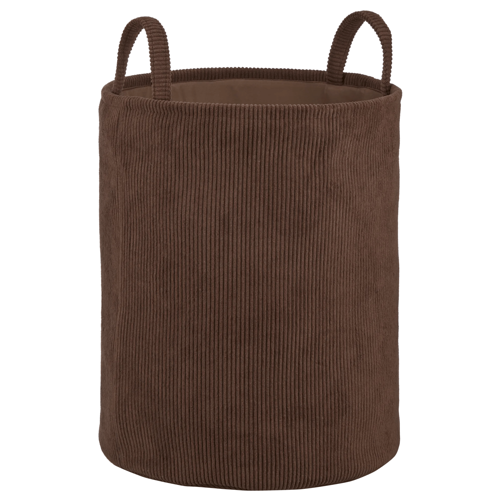 Brown Corduroy Hamper