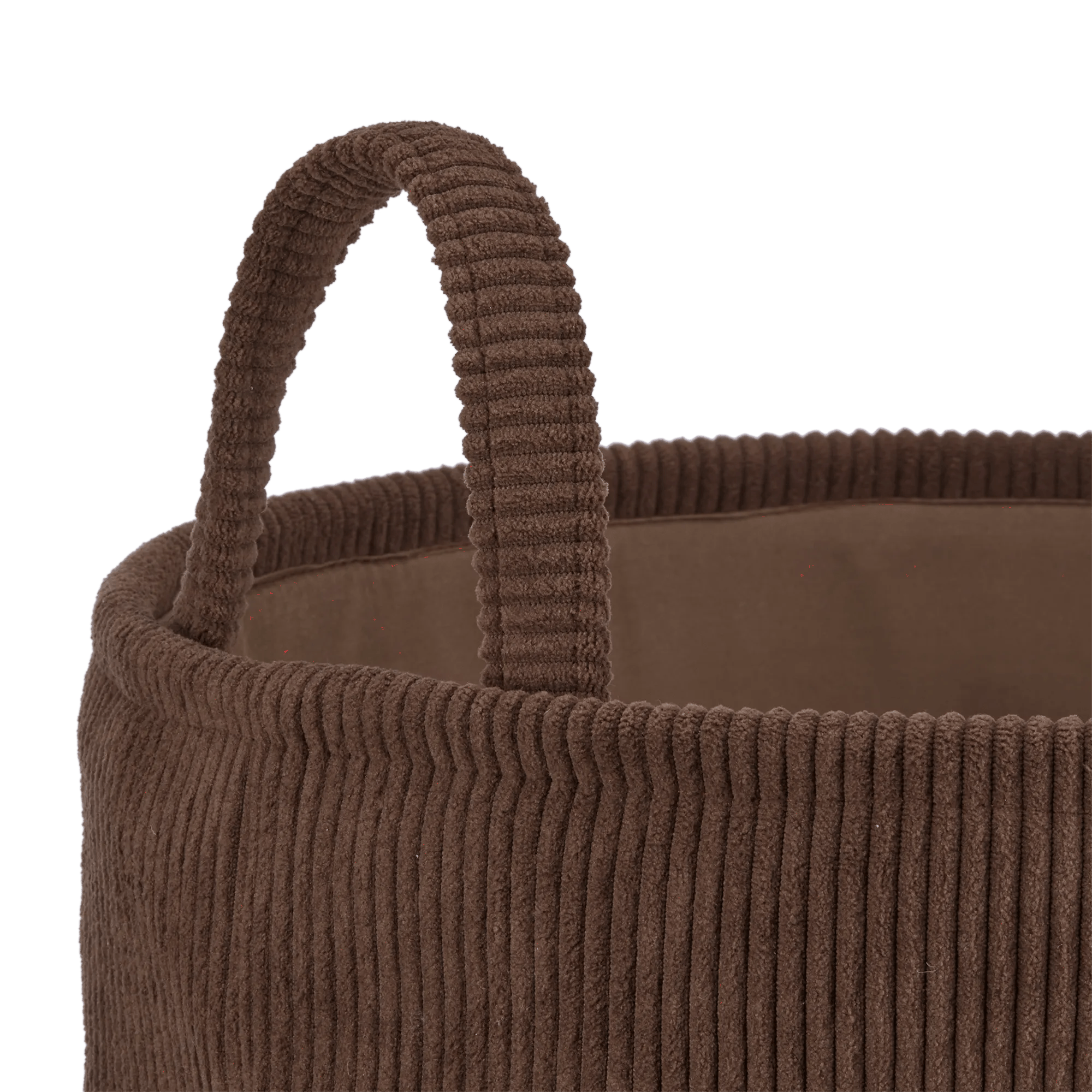 Brown Corduroy Hamper