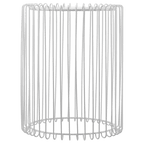 White Wire Side Table