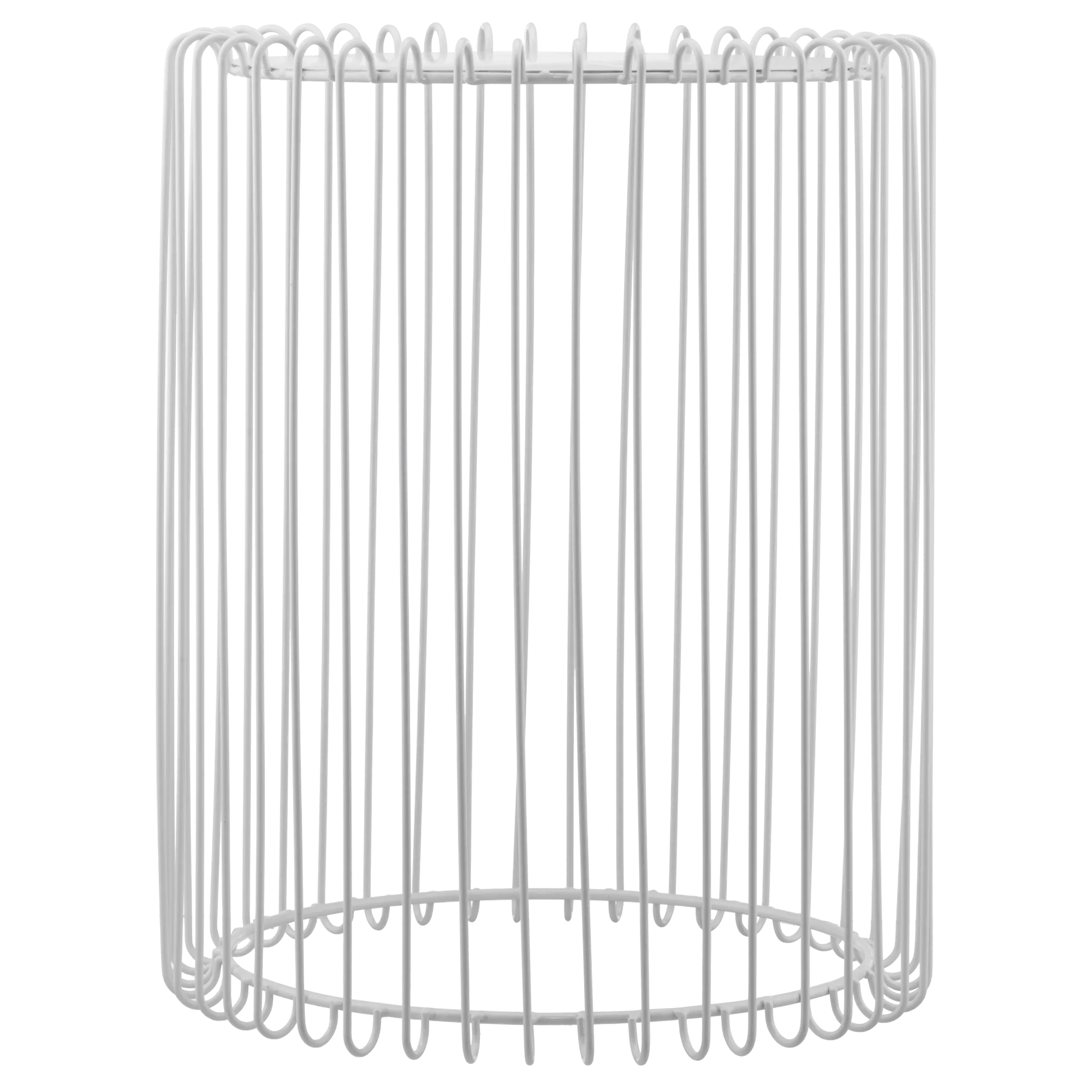 White Wire Side Table