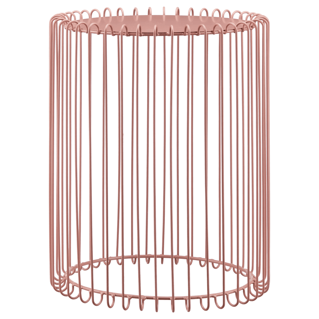 Pink Wire Side Table