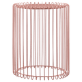 Pink Wire Side Table