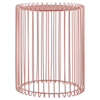 Pink Wire Side Table