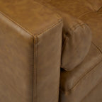 Faux-leather Sofa