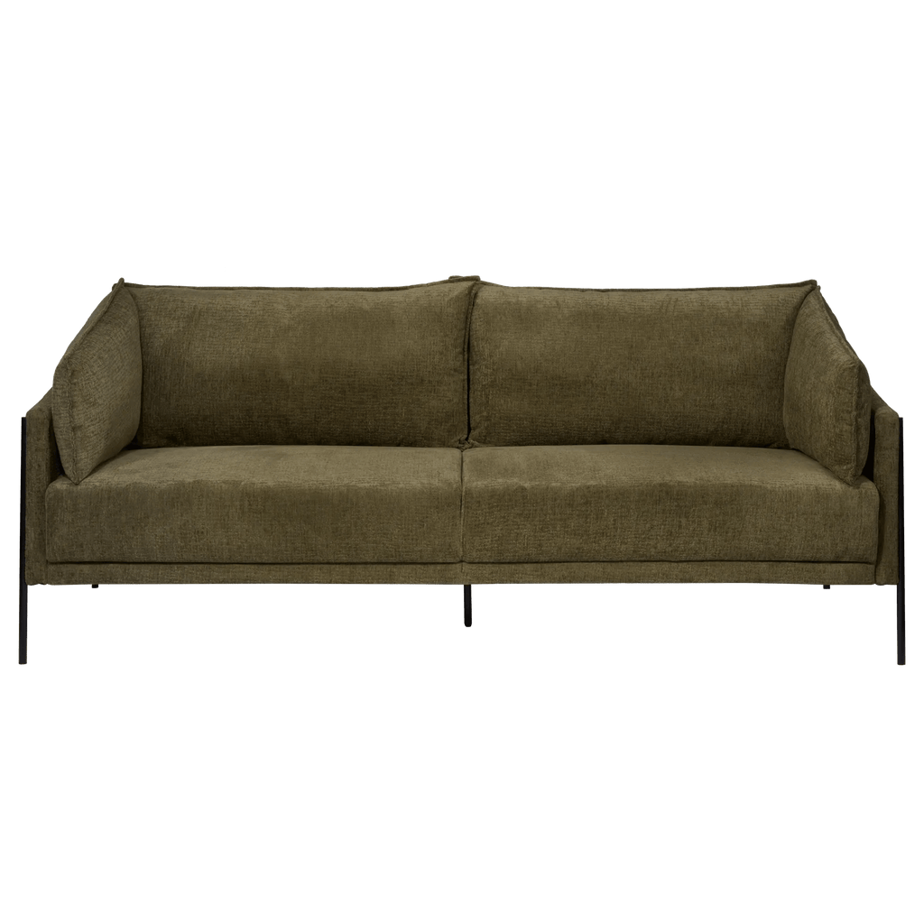 3 Seat  Green Sofa