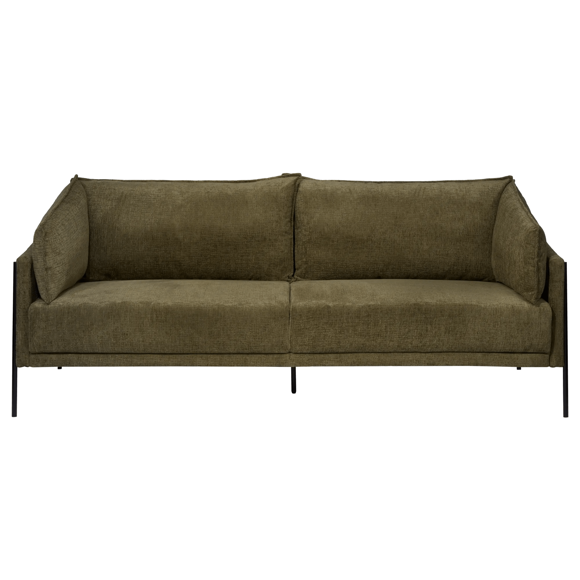 3 Seat  Green Sofa