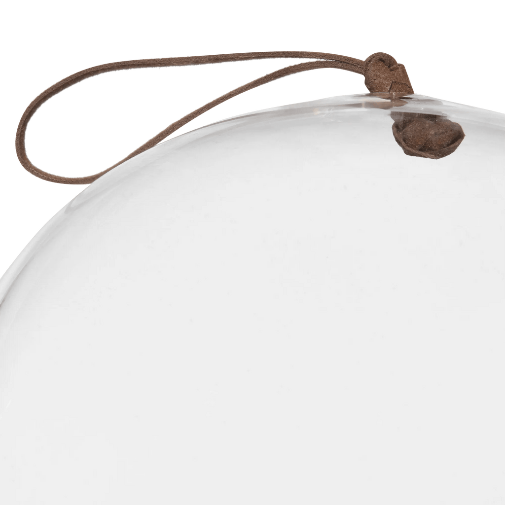 Glass Dome with Wood Base