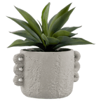 Artificial Aloe in Ceramic Pot