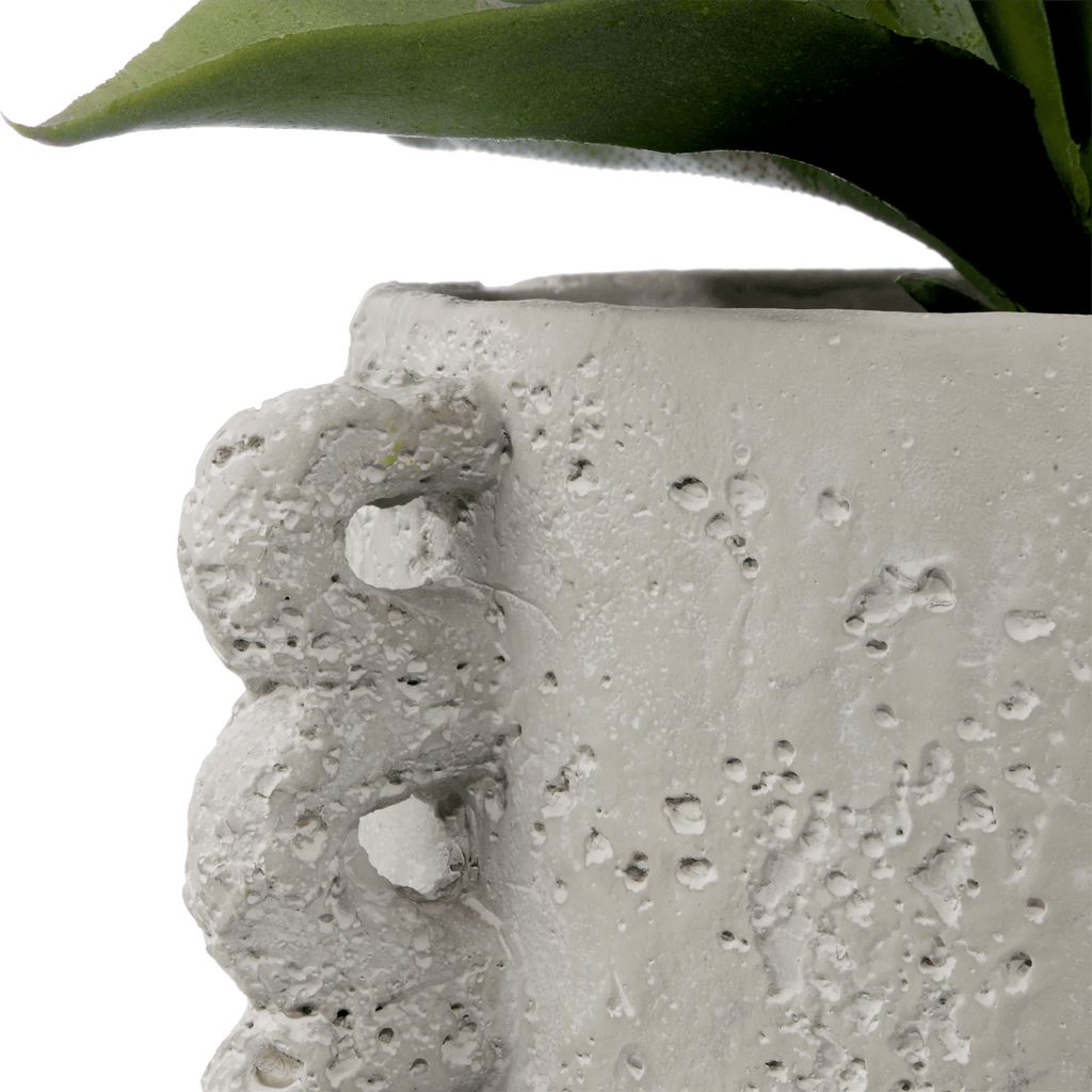 Artificial Aloe in Ceramic Pot