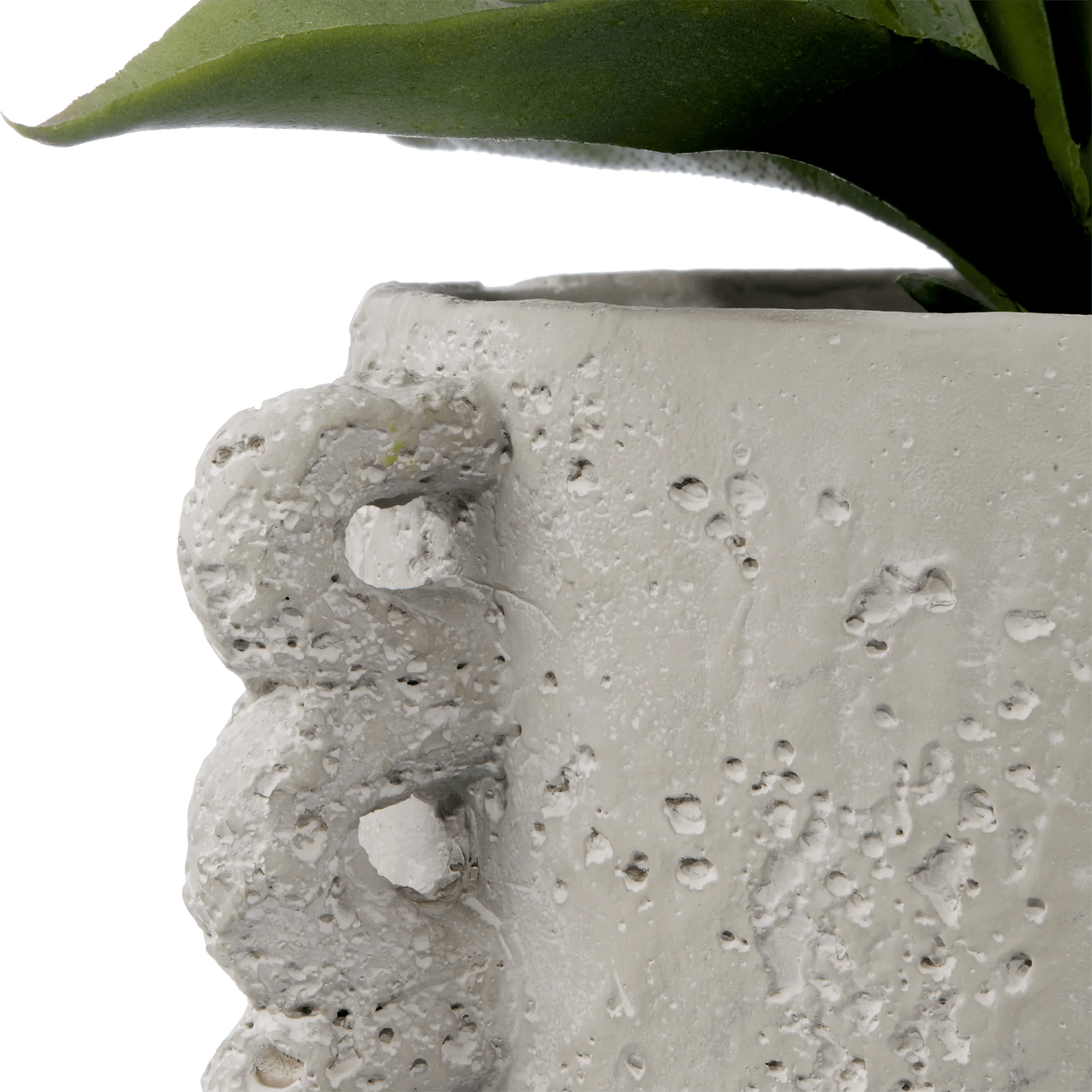 Artificial Aloe in Ceramic Pot