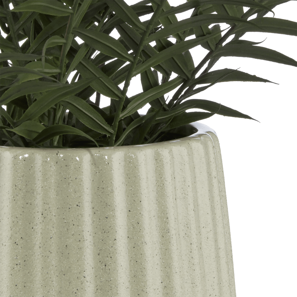 Artificial Fern in Ceramic Pot