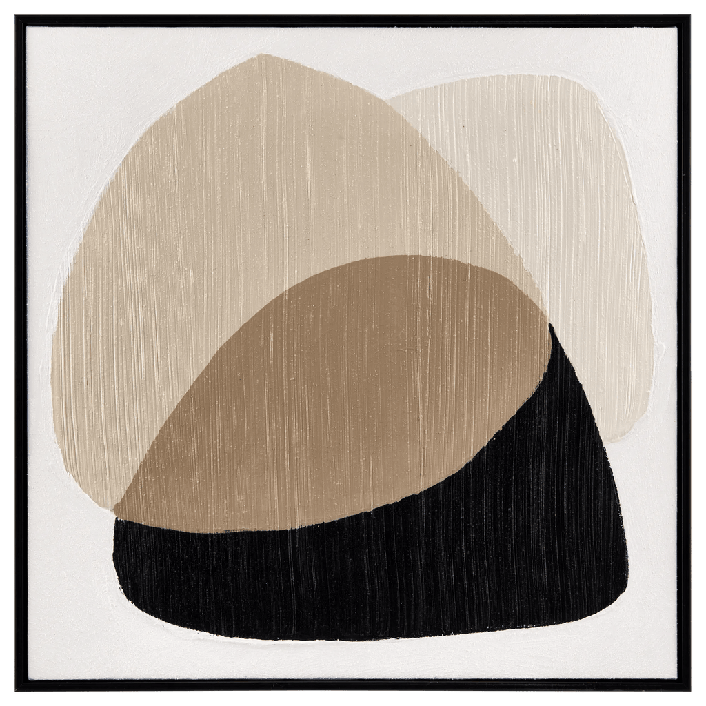 Neutral Abstract Framed Art