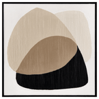 Neutral Abstract Framed Art