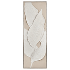 3D Leaves Framed Oil Painting