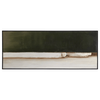 Green Abstract Framed Art