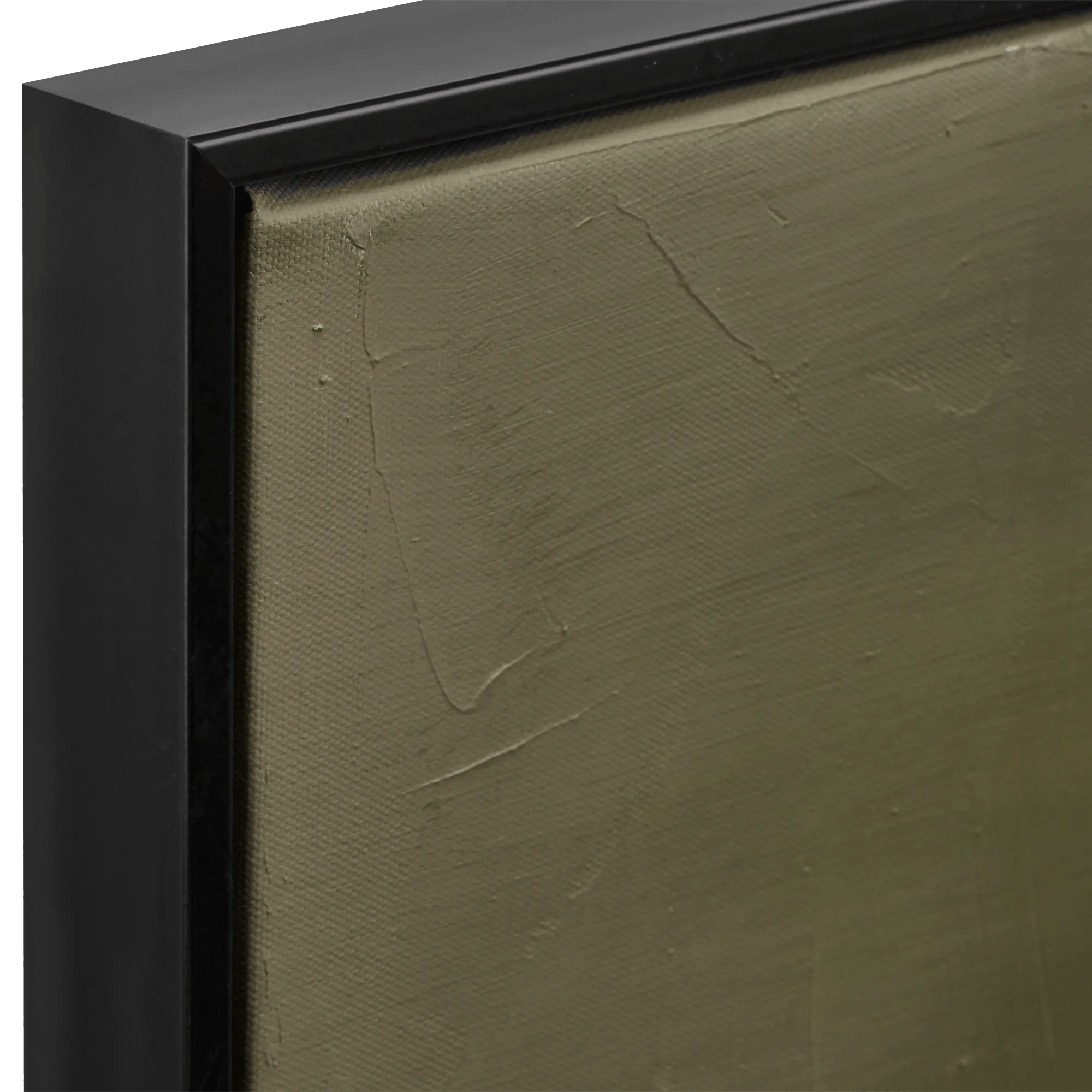 Green Abstract Framed Art