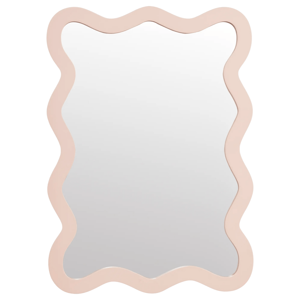 Pink Wavy Mirror