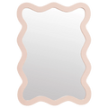 Pink Wavy Mirror