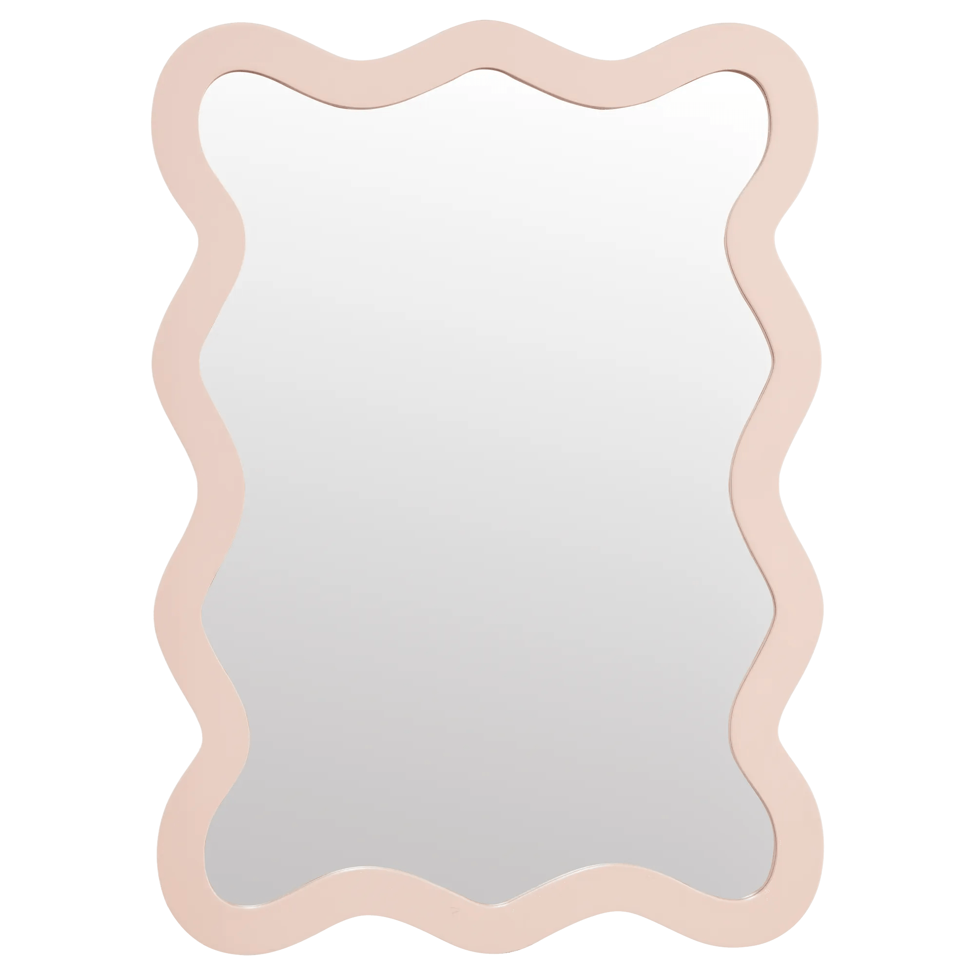 Pink Wavy Mirror