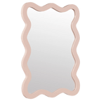 Pink Wavy Mirror