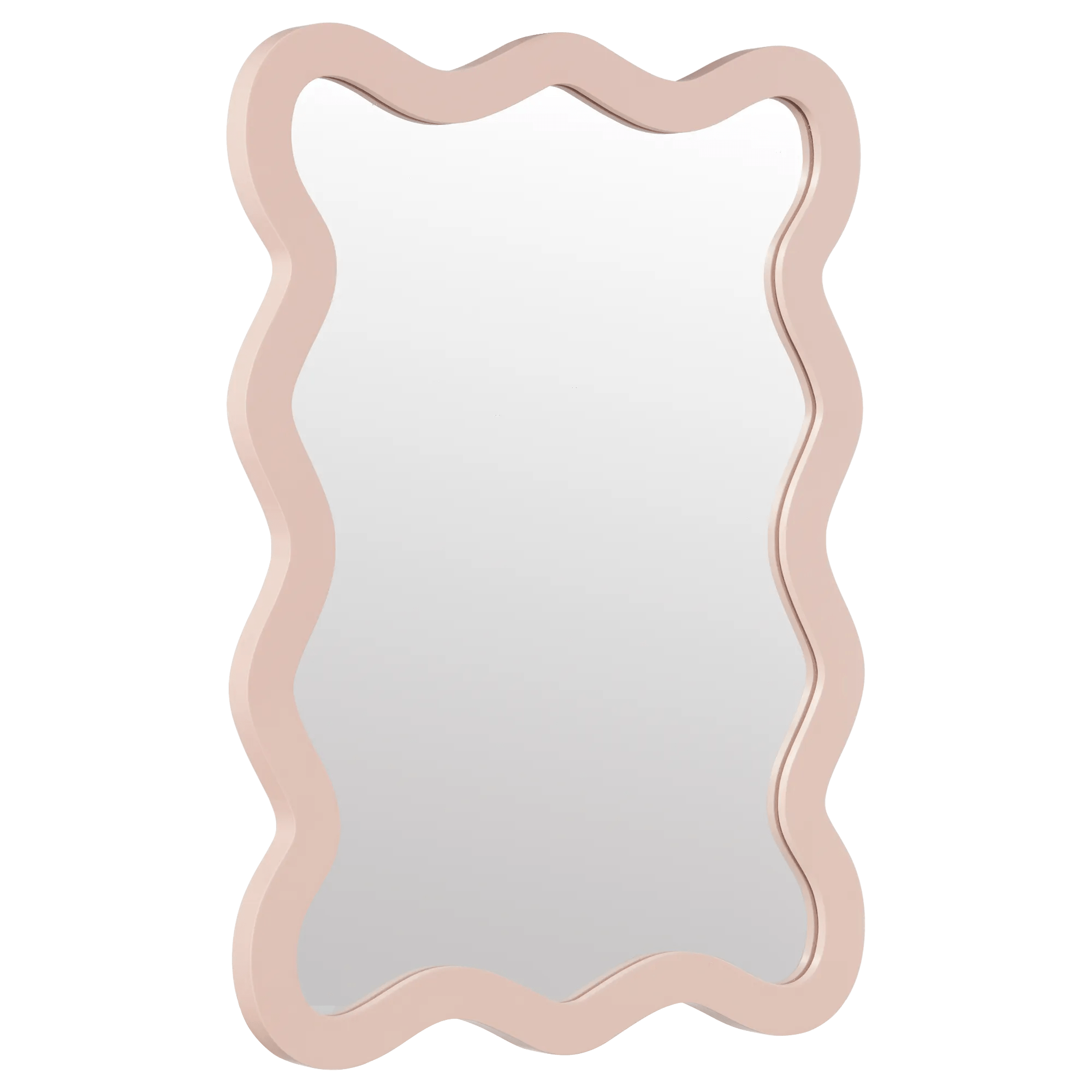 Pink Wavy Mirror