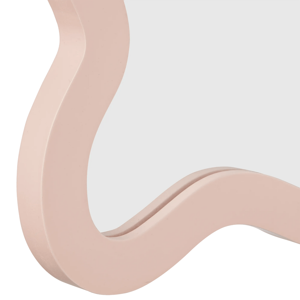 Pink Wavy Mirror
