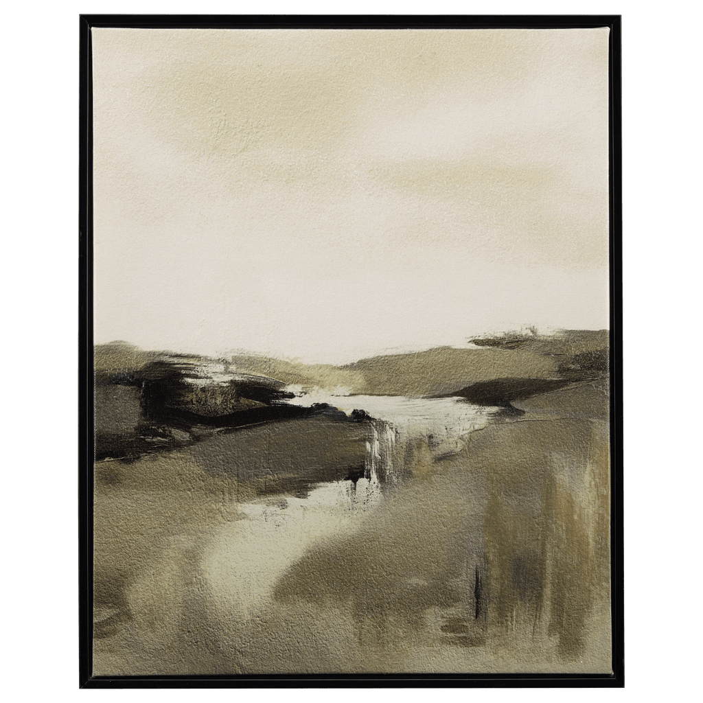 River Landscape Framed Art