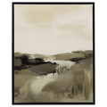 River Landscape Framed Art