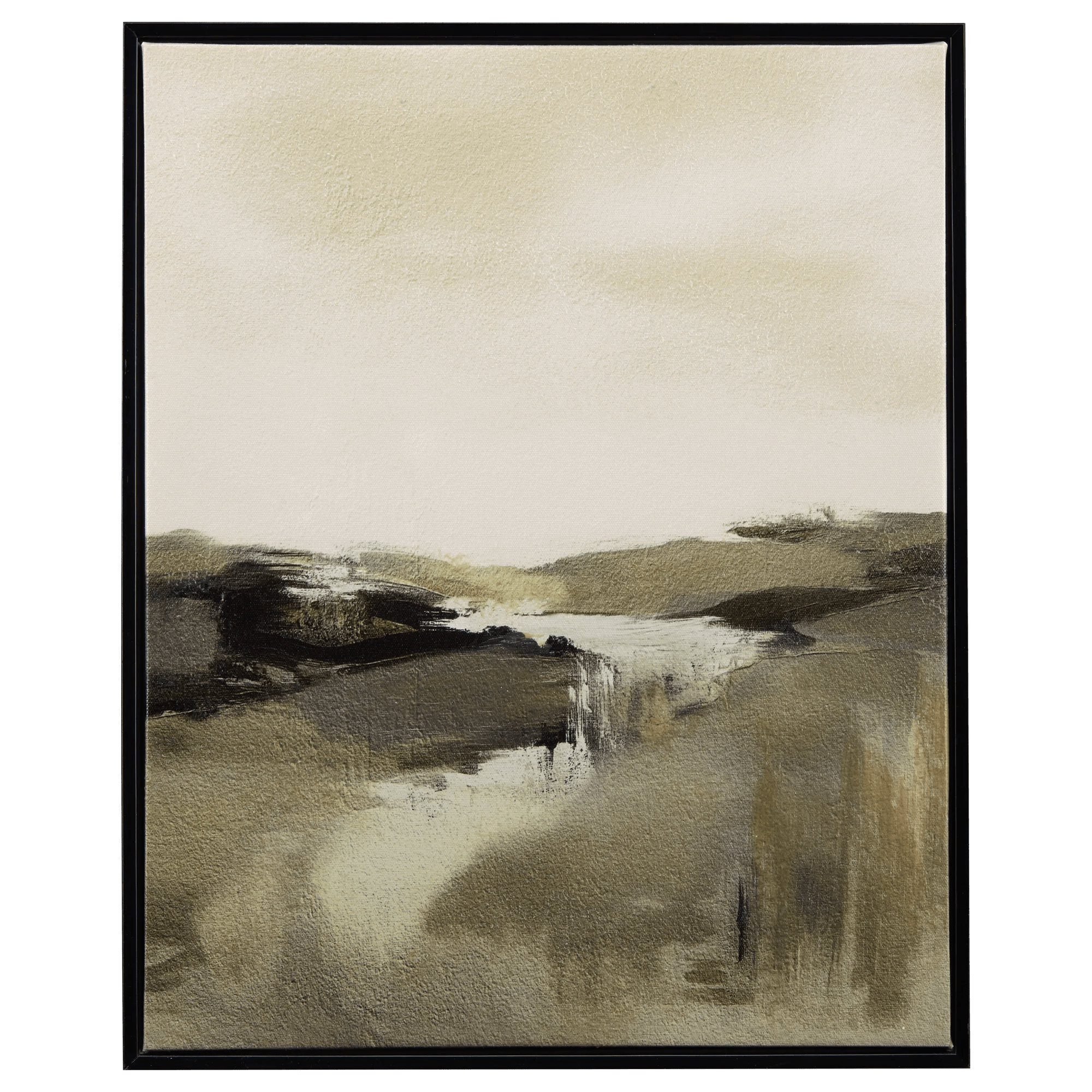 River Landscape Framed Art