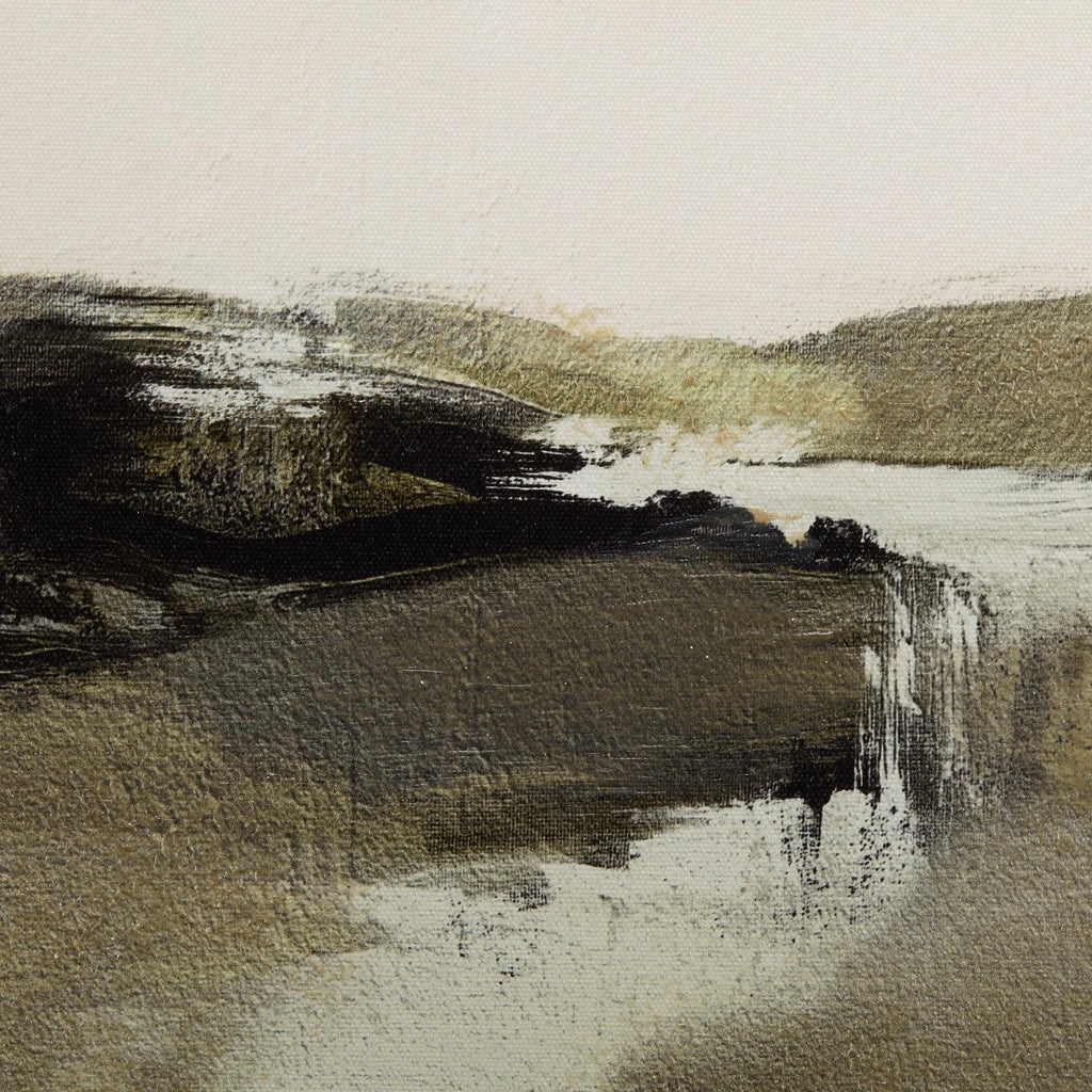 River Landscape Framed Art