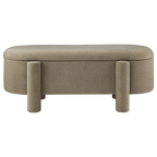 Fabric Ottoman with Storage