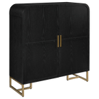 Wood and Gold Buffet