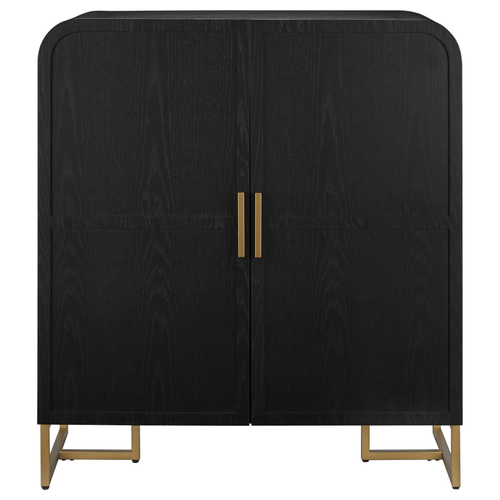 Wood and Gold Buffet