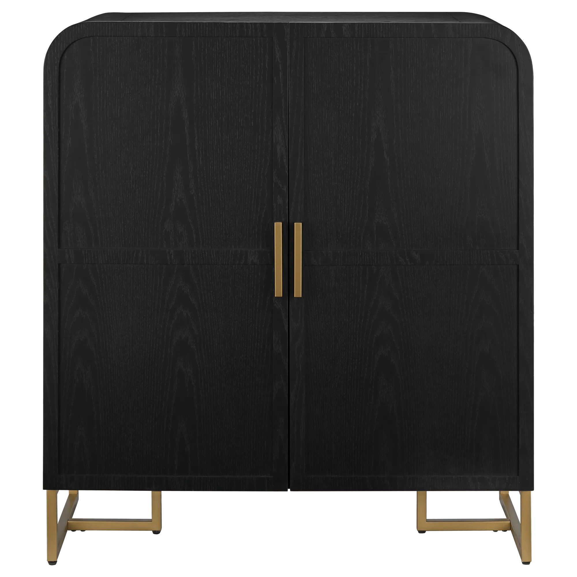 Wood and Gold Buffet