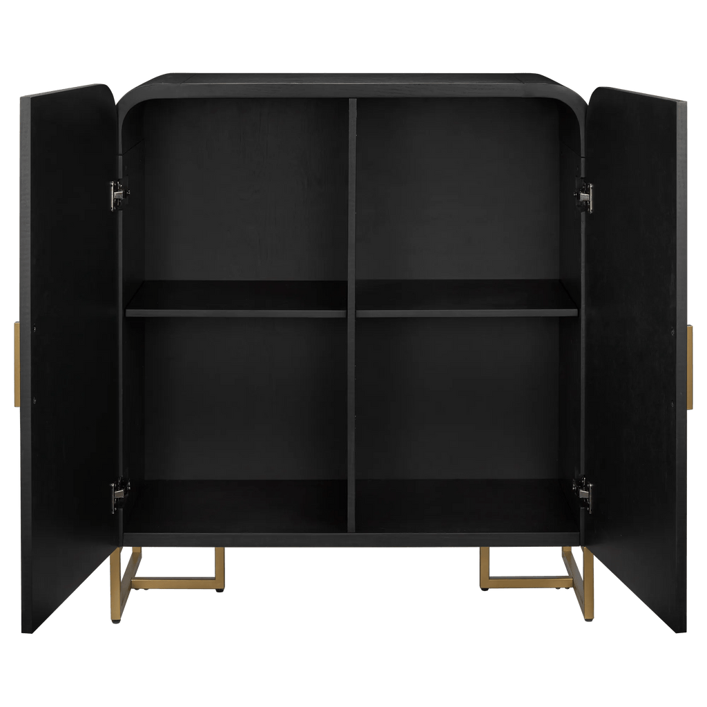 Wood and Gold Buffet