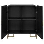 Wood and Gold Buffet