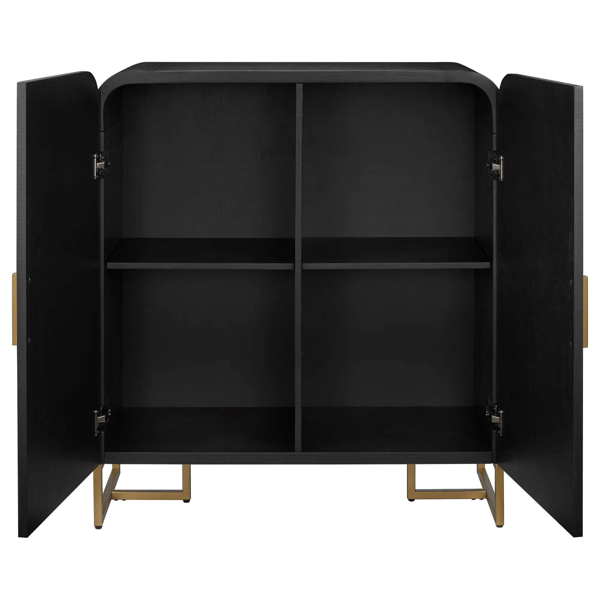 Wood and Gold Buffet